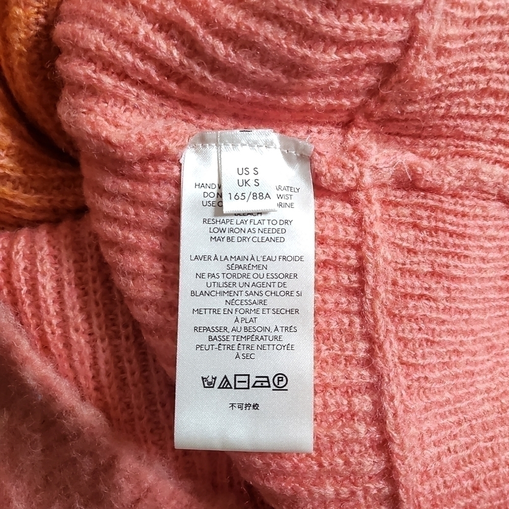 New Free People Autumn Sky Pullover Autumn Sky Combo Sweater NWT Size Small - Picture 12 of 13